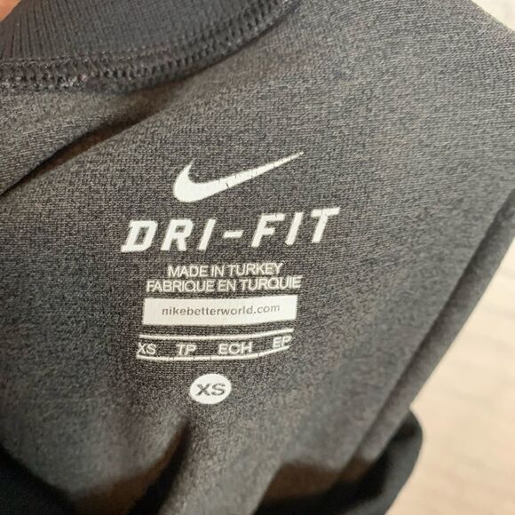 Nike Woman's Skinny Knit tights SZ XS Black 589297-010 Training Yoga Gym - Picture 8 of 9